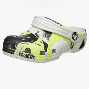 Crocs Classic Clog - Splatter Paint Design J6 (youth 6)